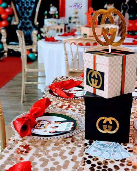 gucci party supplies|gucci theme party ideas.